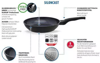 Elo Siloncast Grillpfanne Aluminiumguss antihaftbeschichtet 28cm