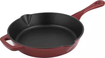 CS Kochsysteme Bratpfanne Alpen Gusseisen Ø 26 cm Rot