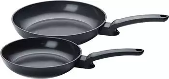 Fissler Ceratal Evo Classic Bratpfannen-Set &Oslash; 24x28 cm Schwarz