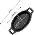 BBQ-Toro Servierpfännchen Set 6-er Pack, Gusseisen, oval 20x9,5cm (PAN01)