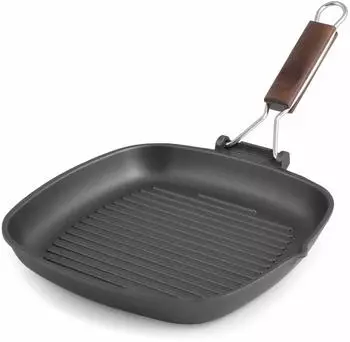 Risol&igrave; Saporella Grillpfanne 26x26cm, Gussaluminium, Antihaftbeschichtung (1045026)