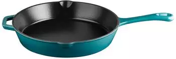 APS Bratpfanne 5 Stars Pfanne Gusseisen emailliert 2 L ohne Deckel &Oslash; 29 cm Gr&uuml;n/Schwarz