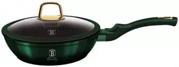 BerlingerHaus Titanbeschichtete Pfanne 24cm Smaragdgrün (BH-6049)