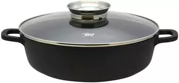 Elo Alucast Servierpfanne rund &Oslash;24cm mit Glasdeckel (19625)