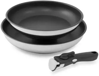 Kopf Pro Click Pfannenset 3-teilig, Induktion, abnehmbarer Griff (Pro Click)