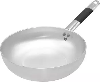 Pentole Agnelli Hochgeschweifte Aluminiumpfanne Induktionsboden 24cm (ALMC111BPIC24)