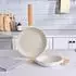 Karaca Swiss Crystal Almond Bratpfannen-Set, 2-teilig, Antihaft, Induktion, creme (1000181025001)
