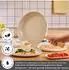 Karaca Swiss Crystal Almond Bratpfannen-Set, 2-teilig, Antihaft, Induktion, creme (1000181025001)