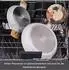 Karaca Swiss Crystal Almond Bratpfannen-Set, 2-teilig, Antihaft, Induktion, creme (1000181025001)