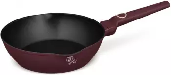 BerlingerHaus Leonardo Tiefpfanne Titanium, bordeauxrot, 24cm (BH-8030)