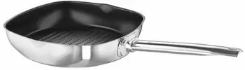 Schulte-Ufer Edena Grillpfanne 24x24cm, Edelstahl 18/10 (6878-24)