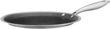 Mäser Hestia Crêpe-Pfanne 28cm, Edelstahl keramikbeschichtet, silber/schwarz