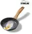 Stoneline Bratpfanne 16cm Holzoptik, Antihaft, Induktion (22056)