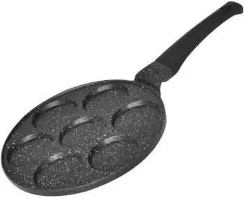 Cheffinger Pfanne Pfannkuchen 7 Fächer Induktion Alu Guss Ø 26 cm