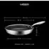 Mäser Hestia Bratpfanne 28cm, Edelstahl keramikbeschichtet, silber/schwarz