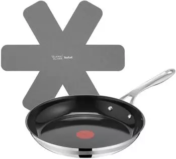 Tefal Bratpfanne Jamie Oliver Smart Cook Edelstahl 2-tlg. &Oslash; 28 cm