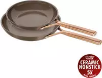 Zwilling Pfannen-Set "Milano" Aluminium Set, 2 tlg. Keramik-Antihaftbeschichtung,