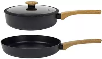 Sabatier International Pfannenset Aluguss, Induktion, antihaftbeschichtet, 3-tlg. (20/24/28cm)
