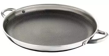 Cheffinger Bratpfanne Edelstahl Wabenstruktur Ø36cm Induktion (CF-PAP-36)