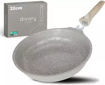Divory Bratpfanne 32 cm Aluminium Silber