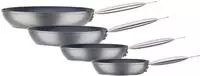 GSW Pfannen-Set "Gastro Quick" Aluminium Set, 4 Stk. tlg. Gastro Pfannen-Set aus