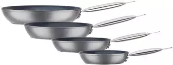 GSW Gastro Quick Pfannenset 4-tlg. 24/20/28 cm 2,4 l grau