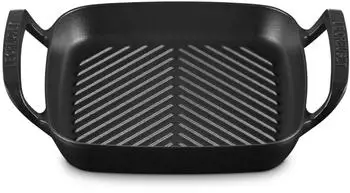 Le Creuset BBQ Outdoor Grillpfanne schwarz Gusseisen