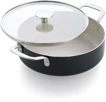 KitchenAid Schmorpfanne 28 cm Keramik Schwarz