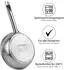 ONVAYA Bratpfanne 20 cm Edelstahl Silber