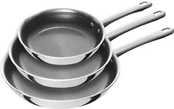 Henckels by Zwilling Valley Pfannenset 3-tlg. 20/24/28 cm silber/grau Keramik