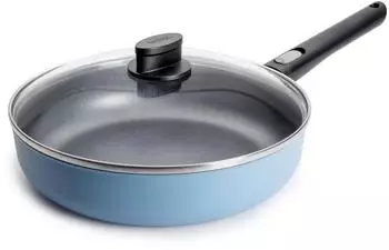 Woll Ecolour Hochrandpfanne 2-tlg. 28 cm 3,3 l blau