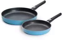 WOLL Pfannen-Set "MADE IN GERMANY - Ecolour, 1,5 l + 1,95 l" Aluminiumguss Set,...