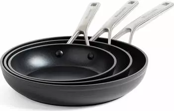 KitchenAid Pfannenset 3-tlg. 20/24/28 cm Schwarz Keramik