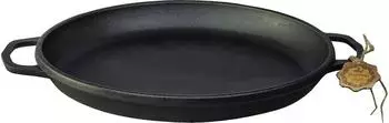 WDMT Maysternya™ Grillpfanne 40 cm schwarz Gusseisen
