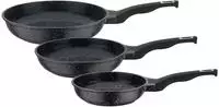 GSW Pfannen-Set "Titanium Granit Advanced" Aluminiumguss Set, 3 Stk. tlg....