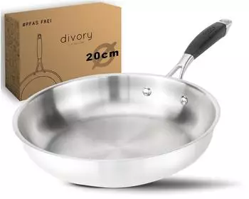 Divory Pfanne 32 cm silber