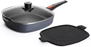 Woll Diamond Lite Pfannenset 3-tlg. 28 cm 3,5 l silber/grau