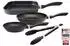 Elo Alucast Grillpfanne 4-tlg. 20/28/24 cm schwarz Aluminium