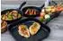 Elo Alucast Grillpfanne 4-tlg. 20/28/24 cm schwarz Aluminium