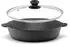 Brizoll Grillpfanne 30 cm schwarz Gusseisen