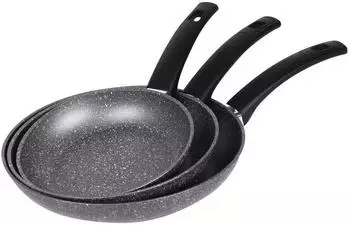 Bergner San Ignacio Bratpfannen-Set 3-tlg. 20+24+28cm, Aluminium, Antihaft (BGEU-4286)