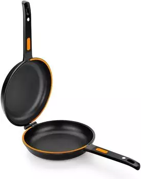 Bra Efficient Duo Doppelbratpfanne 26cm, Aluminiumguss (Efficient Duo)