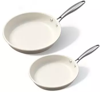 LuxusKollektion Bratpfanne Keramikbeschichtung, antihaft, spülmaschinenfest, 23/27cm