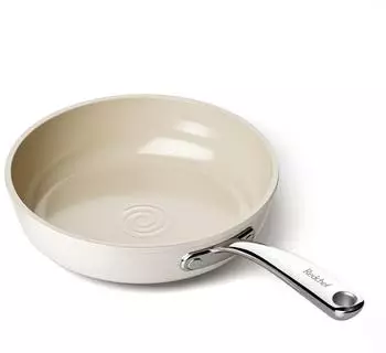 LuxusKollektion Bratpfanne 20cm Keramik Antihaft, Induktion, beige
