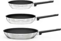 Hanseatic Pfannen-Set "SMART" Edelstahl 18/10 Set, 1x Pfanne &Oslash; 20 cm, 24 cm...
