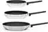 Hanseatic SMART Pfannenset 20 cm 3-tlg. Silber/Grau Edelstahl