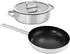 Hanseatic PREMIUM Pfannenset Silber Edelstahl