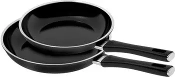 ZWILLING Lumotion Pfannenset 2-tlg. Schwarz Aluguss