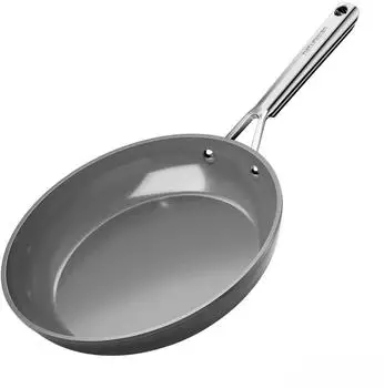 LuxusKollektion Bratpfanne DiamondTitan-Keramikbeschichtung 28cm grau, backofenfest, sp&uuml;lmaschinenfest