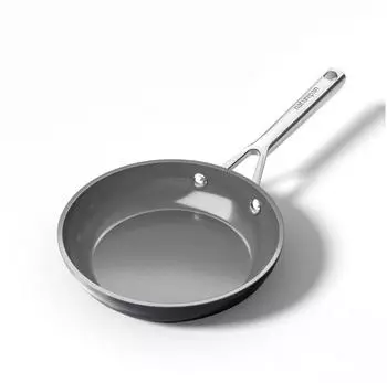 LuxusKollektion Bratpfanne 20cm Keramik Diamant-Titan-Beschichtung, Induktion, grau